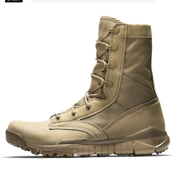 tan nike military boots